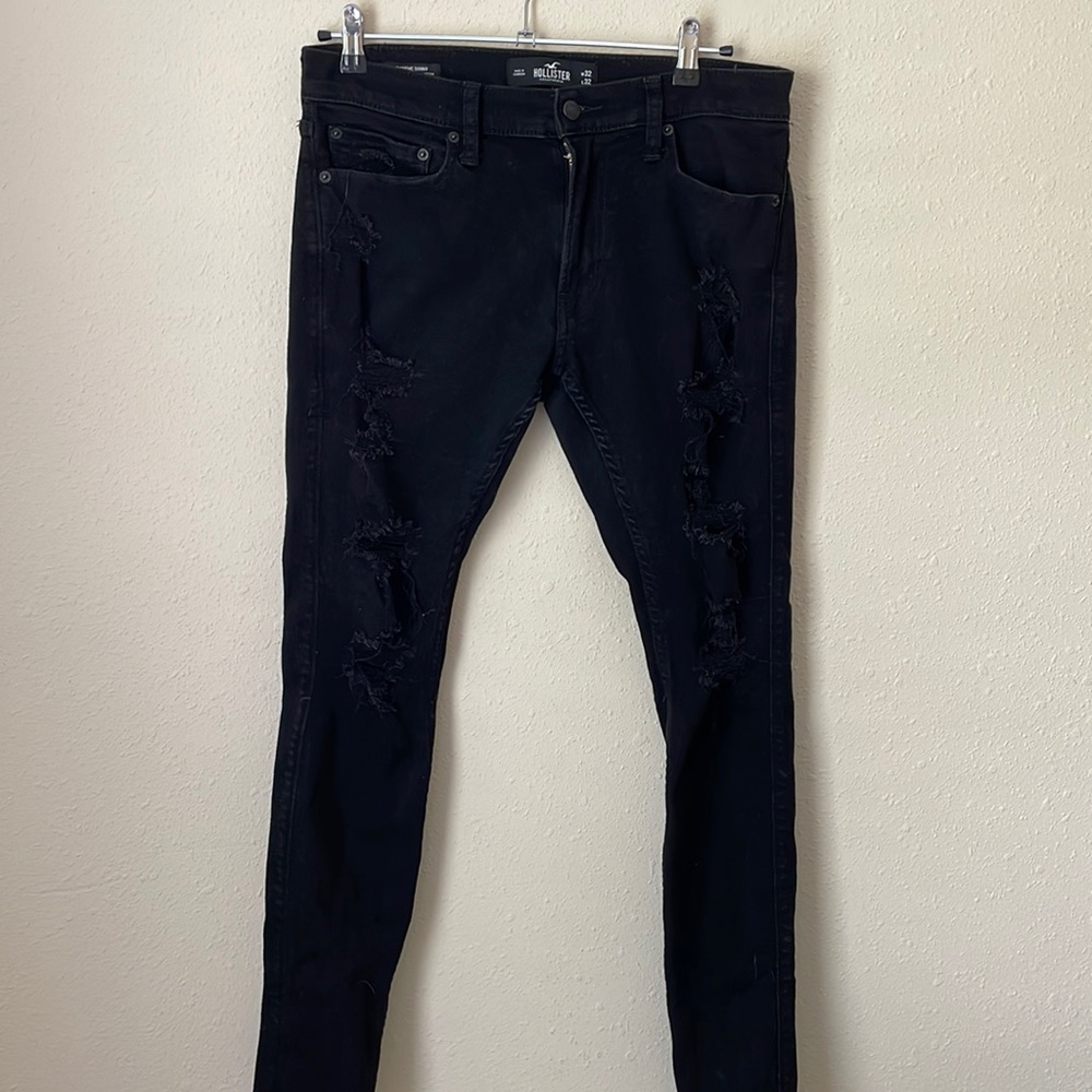 HOLLISTER - Men’s Black Extreme Skinny Advanced Stretch 32Wx32L